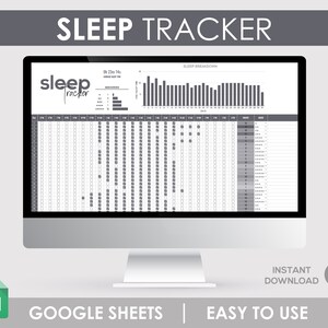 Blad slaapanalyse: Google-logboek voor het slapengaan | Slaapcyclustracker | Nachtrusttabel | Slaapgezondheidsmonitor