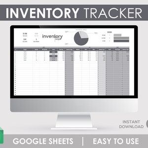 Outil de gestion d&#39;inventaire : Google Sheet Inventory | Modèle de suivi des stocks | Journal d&#39;inventaire de l&#39;entreprise | Feuille de comptage de produits