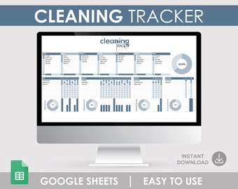 Cleaning Organizer, Household Planner, Chore Tracker, Cleaning Schedule Home Management Task Management Cleaning Checklist Productivity Tool