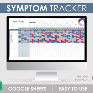 Symptom Tracker, Chronic Pain Log, Symptom Log, Chronic Pain Tracker, Medical Planner, Symptom Sheet, Chronic Pain Sheet, Symptom Frequency