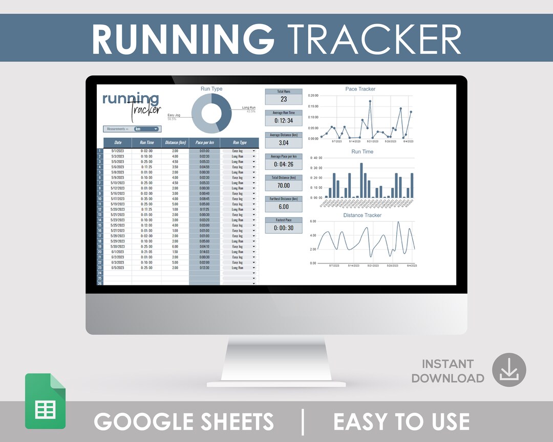 Running Logbook, Running Calculator, Running Calendar, Running Tracker