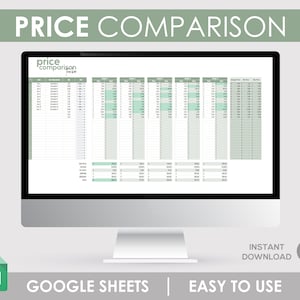 ベンダー比較、価格比較、比較テンプレート、ベンダー連絡先リスト、Google スプレッドシート、スプレッドシート、比較 Google、ワークシート