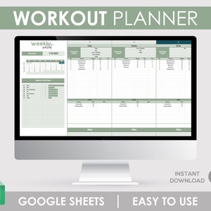 Workout Planner, Workout Log, Workout Tracker, Fitness Journal, Weight Loss Journal, Self-Care Planner, Fitness Planner, Wellness Planner