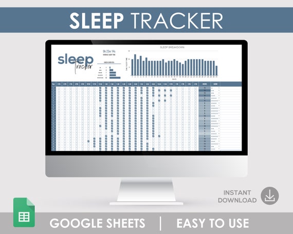 Get Easy-to-use Sleep Tracker in Google Sheets