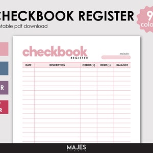 Saldo de chequera, Registro de chequera, Registro de cheques, Seguimiento de ingresos, Seguimiento de gastos, Seguimiento de facturas, Seguimiento de presupuesto, Seguimiento de finanzas