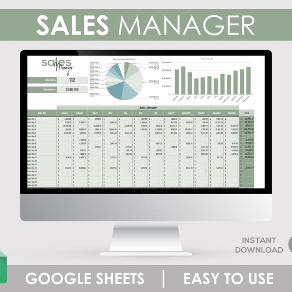 Salesperson Tracker, Sales Rep Tracker, Sales Rep Template, Vertriebsrepräsentant, Sales Rep Dashboard Salesperson Template Sales Performance