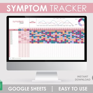Symptome verfolgen, Gesundheitsjournal, Täglicher Tracker,Symptom Log, Medizinisches Tagebuch, Gesundheitsakte,Symptom Journal, Tracking Sheet, Wellness