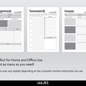 Study Planner PDF: Comprehensive Academic Organizer A4, A5, US Letter Ultimate Study Schedule Guide imagem 4