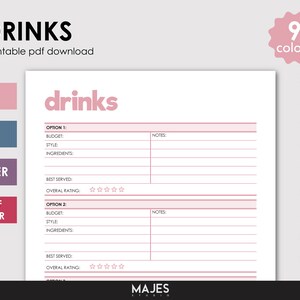 Wedding Planner Template, Bridal Celebration Organizer (Digital Download)