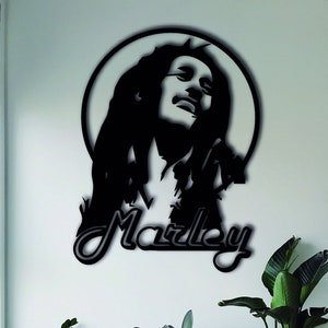 BOB MARLEY Silhouette svg, Metall Wandkunst, Wohnkultur. ONE Love svg\Legend\Png\Svg\Jamaica\Reggae
