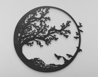 Tree Branches dxf, Autumn Tree svg, Tree of Life Interior Decor, Svg, Eps, Png files, Laser Cut, Plasma, Router, Cricut, Vector Files