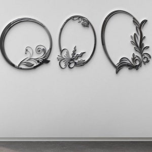 Decorative Oval frame svg circle frame frame svg bundle oval frame Mirror frame svg cut file cricut silhouette