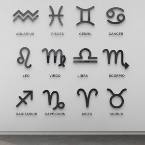 Astrology Bunde SVG, Animals cut file for laser, dxf for plasma, Astrology cnc file wall decor, svg for Cricut.
