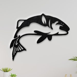 Fish shark SVG, Fishing svg, Fishing clipart, Fish dxf, Fishing cut file, Fish svg, fisherman svg, shark clipart, Metal wall art, home decor