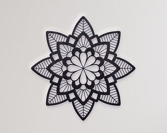 Mandala svg / zentangle mandala svg / intricate svg file / cricut design svg / zentangle for cricut / zentangle mandala flower / for cricut