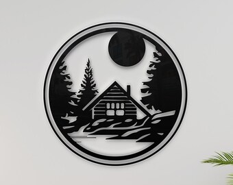 Sun, House Dxf, Svg, Png, Files, Wall Art, Laser Cutting, Tree, House, Ivy, Flowers, House, Metal wall art For Cnc, Laser, Plasma, Glowforge