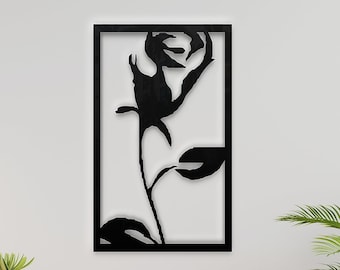 Rose svg, Flower svg, Rose Flower svg, Red Rose svg, Rose clipart svg, Flower Vectors, popular, Cut Files, Cricut,Silhouette, Metal wall art
