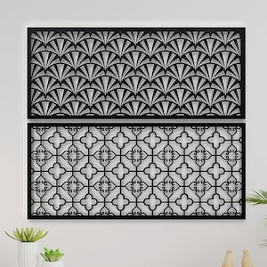 Ornamental laser cut panels, vector file / svg, dxf, eps, ai - cnc plans design, screen cricut / silhouette cameo cutting machine pattern