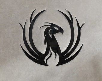 Dragon Dxf File. Wall decoration Svg File. Laser cut files.