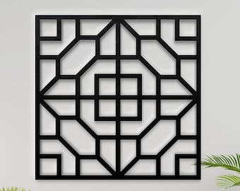 Geometric Panels SVG,DXF Geometric patterns. Vector files for laser cutting, Wall metal art, Home decor, fıce decor, Wall decor, Ai, Eps