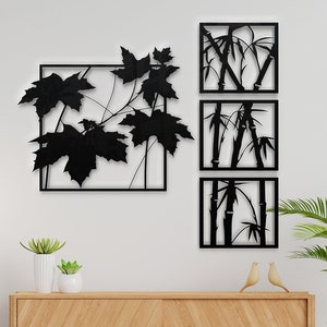 Tree Digital Clip Art - Vine leaf - Duval metal art - Home decoration, Wall decor, Office decor - Wall board - Laser cut file DXF & SVG