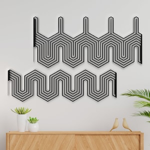 Abstract Modern Geometric Shape, Abstract Modern Line Art, Hand Drawn Shape, Geometric Shape, Metal wall art, Geometric Shape SVG, DXF.