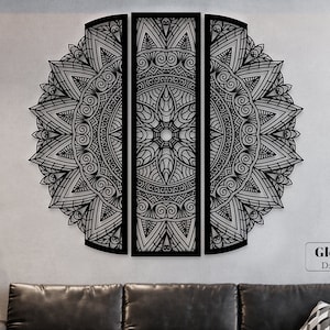 Mandala Wall Art Svg, Buddha Wall Art Dxf, Metal Wall Art, Wall Decor, Sopra il letto Decor, File di taglio della decorazione della parete,