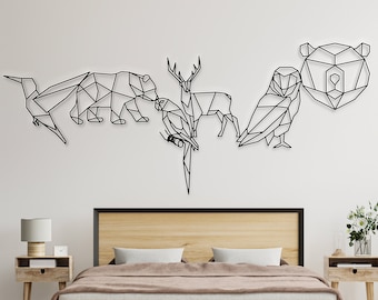 Wall art design animals. | 6 Animal, laser definitive file svg,dxf format. Animal Svg is good to use for wall decor, home decor openclipart.