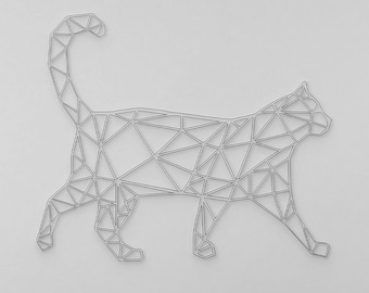Fichiers vectoriels svg de chat, silhouette dxf de chat numérique, conception de tshirt Cricut, clipart eps animal sauvage, fichiers de téléchargement instantané de chat.