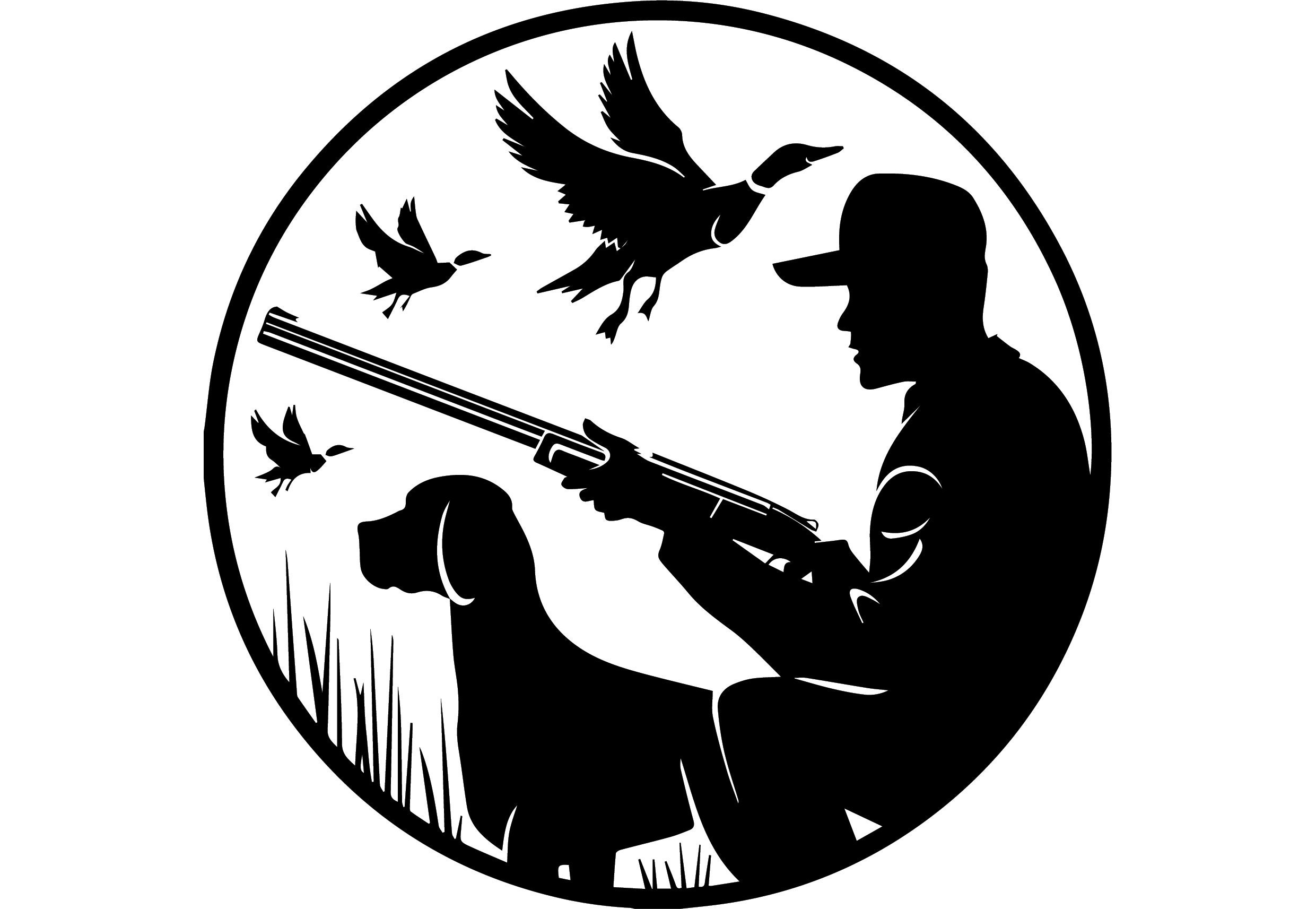 Hunter SVG DXF Animals Cut File for Laser Dxf for Plasma - Etsy