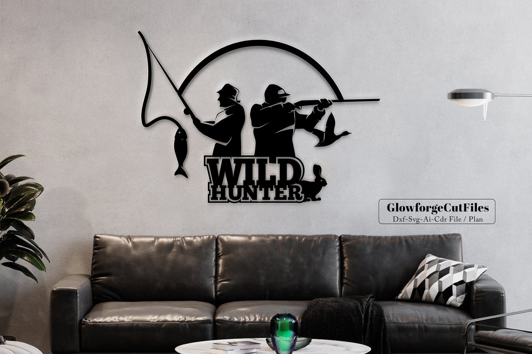 Hunting SVG, Hunter Svg.dxf, Fish Hunting Dxf, Duck Hunting Svg ...