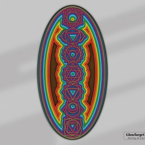 7 Chakras Mandala SVG, Chakra Symbols multilayer Dxf, Namaste Clipart, Yoga SVG, Mandala Svg, Meditation Vector, Digital Laser Cut File.