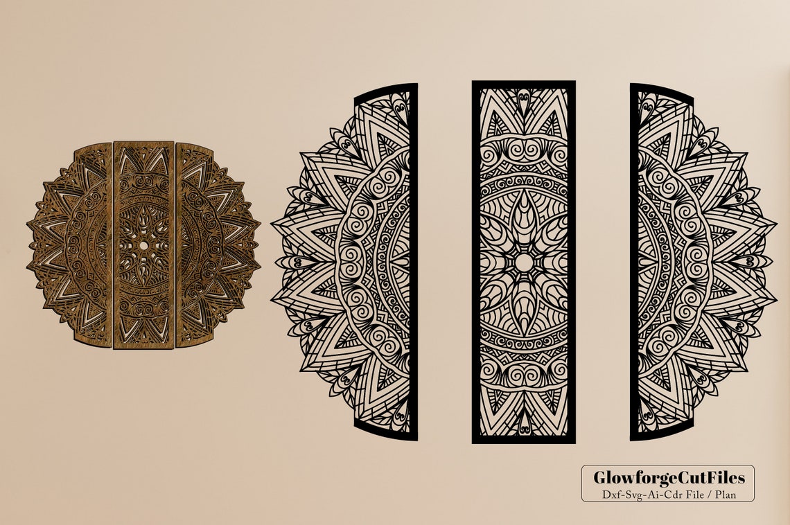 Mandala Wall Art Svg Buddha Wall Art Dxf Metal Wall Art Etsy