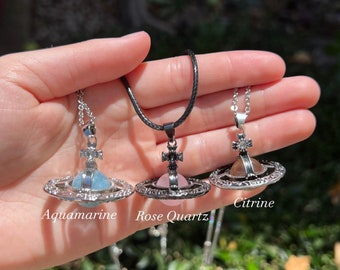 Crystal Planet Necklace