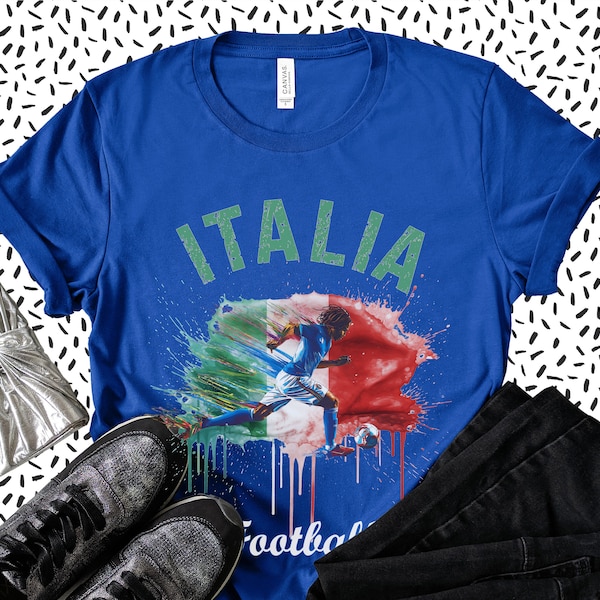 Italy Vintage Football Jersey Shirt Sweatshirt soccer coach gift soccer game day Football sweatshirt gift for soccer mom, Italy sports shirt