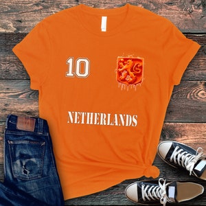 T-Shirt & Sweatshirt Personalisierte Niederlande Trikot Vintage Fußballtrainer Geschenk für Sie Fußball Spieltag Geschenk für Fußball Dutch Sports