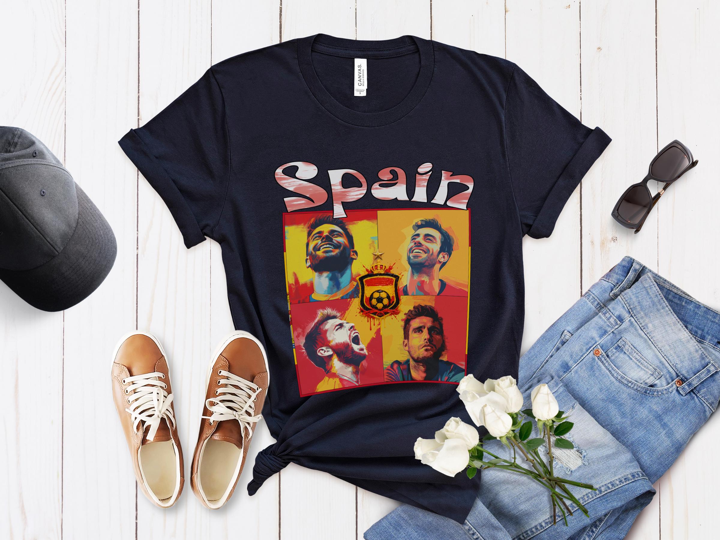 Spain Espana Coat Of Arms Spanish Pride Plus Men T-Shirt Loose Casual Print Tops Spain Espana Coat Of Arms Spanish Pride Plus Men T-Shirt Loose Casual Print Tops