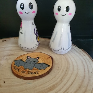 Large cute ghost peg doll