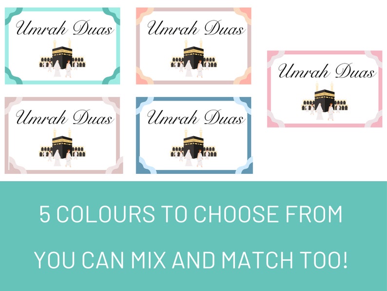 Hajj Kaaba Card Umrah Mubarak Dua Blessings Muslim Islamic