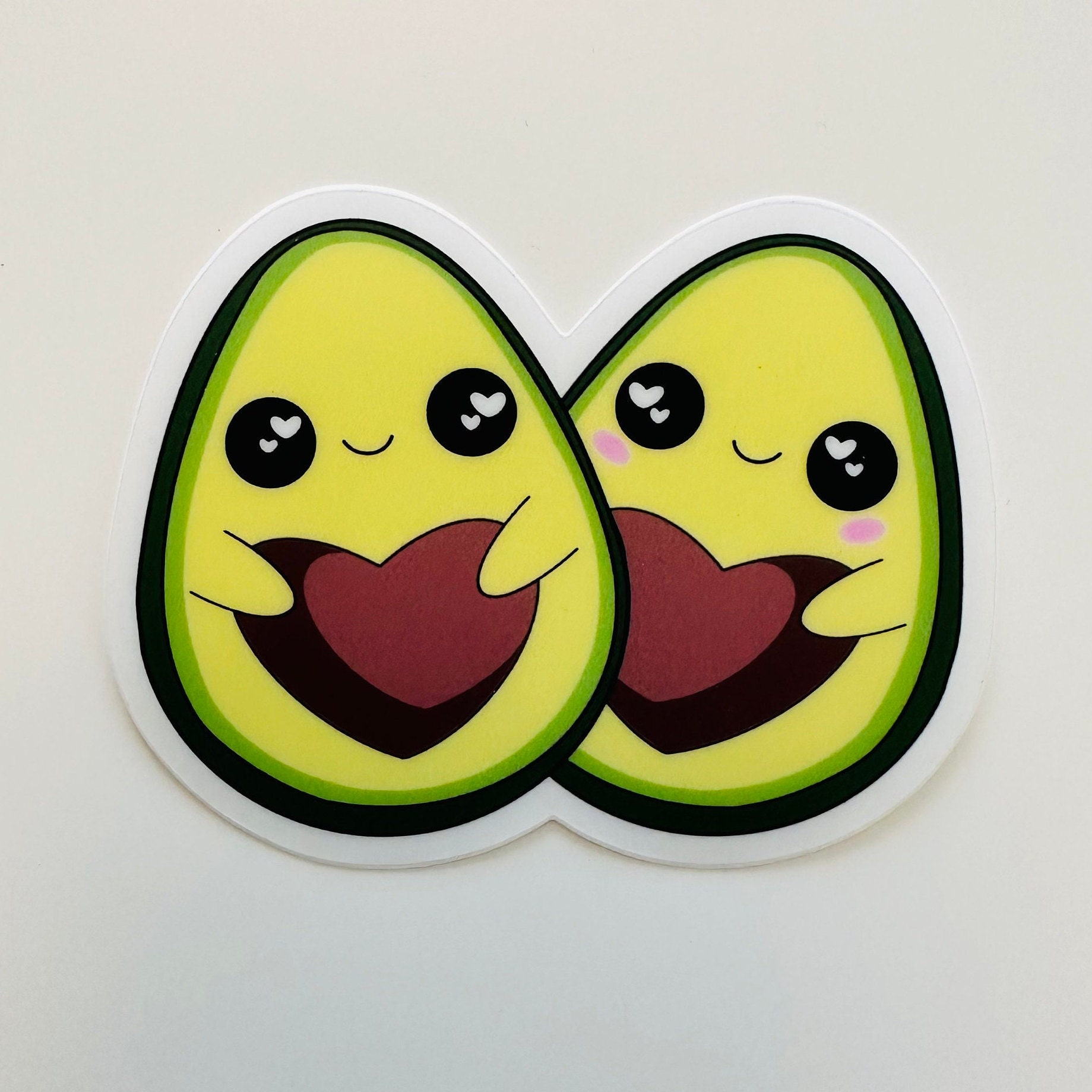 Avocuddle Avocado Sticker | Waterproof | Scratchproof | Mug, Bottle ...