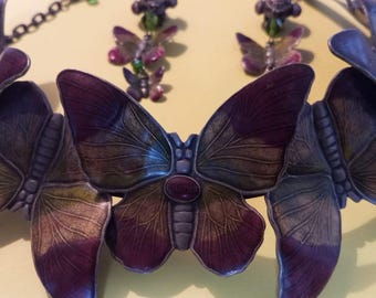 Vintage Jean Paul Gaultier necklace and earrings set