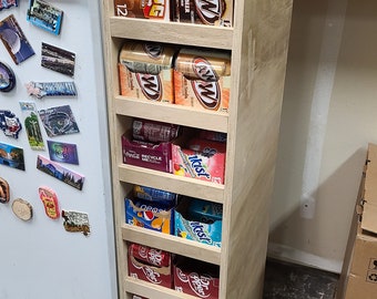 Soda Can Storage Unit - DIY Build Plans (PDF & Sketch-up File)