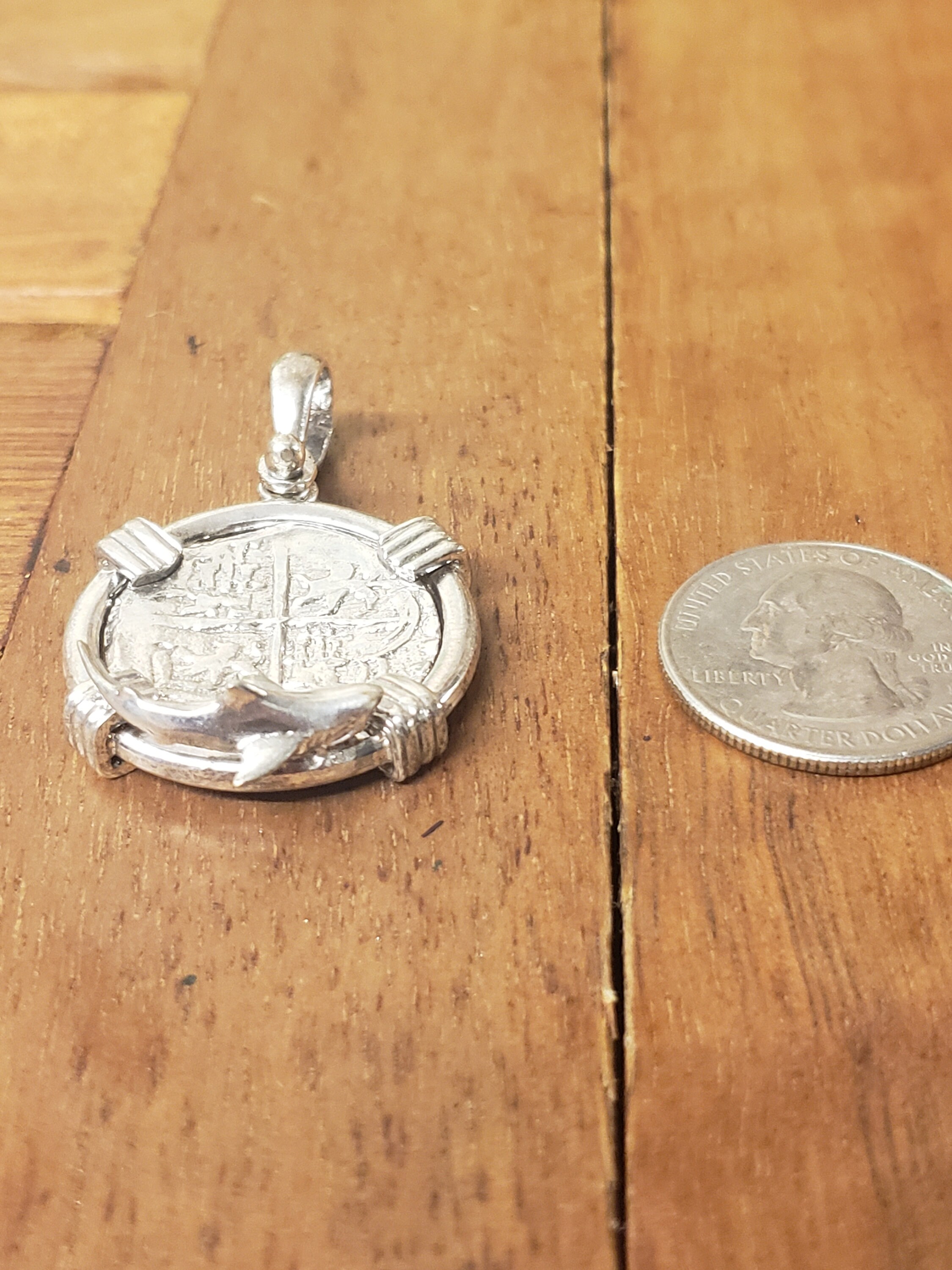 Authentic Atocha Silver Shipwreck Coin Replica With Shark - Etsy
