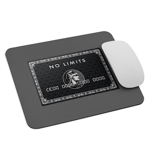 Tappetino per mouse American Express NO LIMITS, imprenditore, motivazionale, ispiratore tappetino per mouse da ufficio