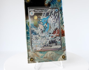 Extended Art Card Frame for Trading Cards | Display Case for Custom TCG Art | Fits Standard Size Cards | Collector Gift Idea | Kingdra