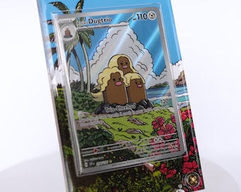 Acrylic Trading Card Frame | Extended Art Display with Stand