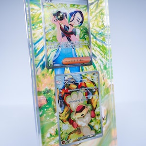 Extended Art Card Frame for Trading Cards | Display Case for Custom TCG Art | Fits Standard Size Cards | Perrin Growlithe