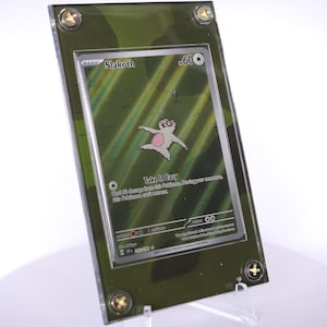 Extended Art Card Frame for Trading Cards | Display Case for Custom TCG Art | Fits Standard Size Cards | Collector Gift Idea | Slakoth