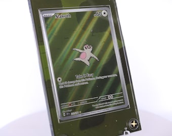 Extended Art Card Frame for Trading Cards | Display Case for Custom TCG Art | Fits Standard Size Cards | Collector Gift Idea | Slakoth