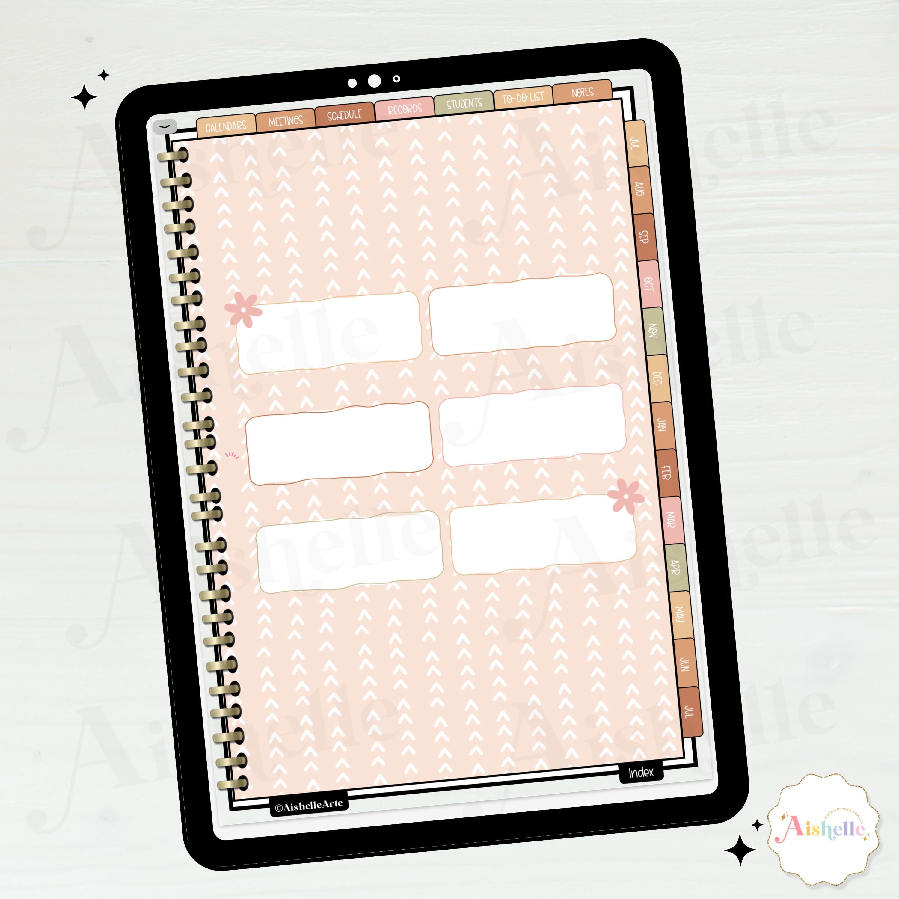 2026-2027 Digital Teacher Planner | Goodnotes Teacher | Boho Daisy ...